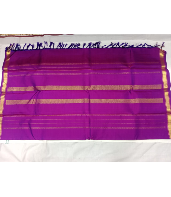 Picture of Arni Silk Half Fine Zari Saree With Blouse