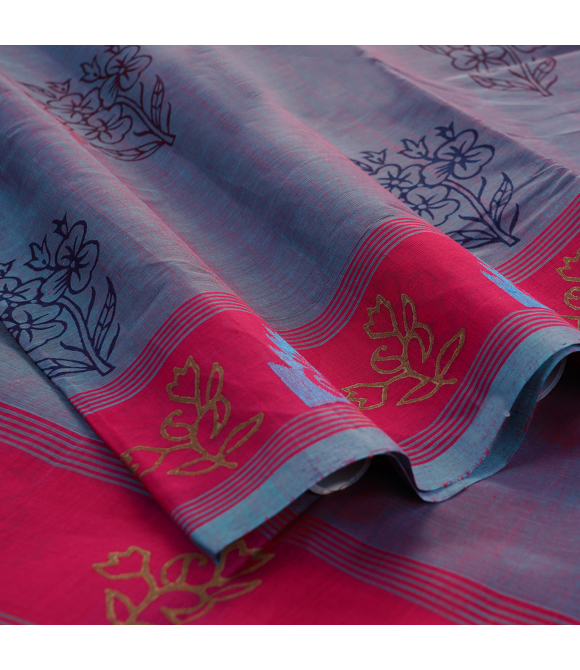 Picture of Salem Block Print Cotton Sarees