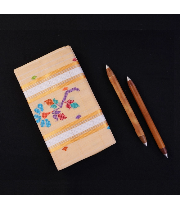 Picture of Sarees Tirunelveli Rayonxcotton Mix Chedi Butta  550 Cms Slnc