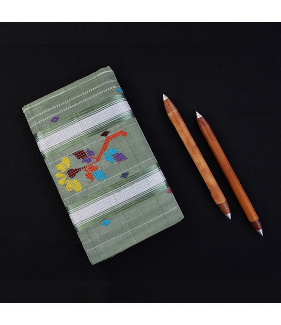 Picture of Sarees Tirunelveli Rayonxcotton Mix Chedi Butta  550 Cms Slnc