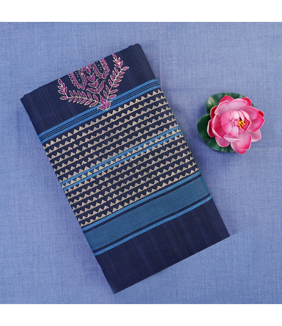 Picture of Manamedu Block Printed Sarees With Blouse