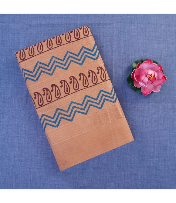 Picture of Manamedu Block Printed Sarees With Blouse