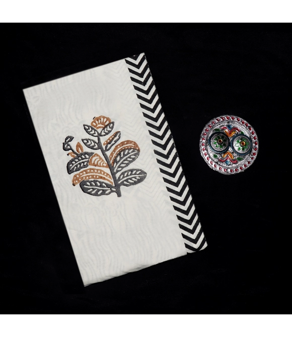 Picture of Pedalloom Block Printed Cotton Sarees