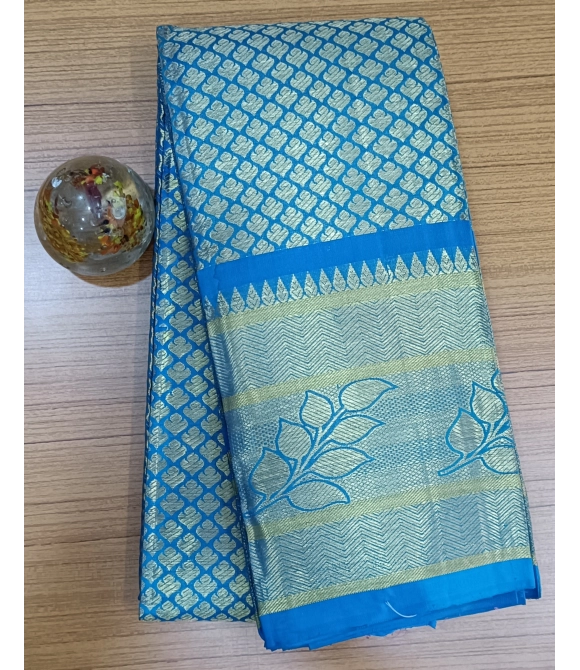 Picture of Thirubhuvanam Hf Zari Silk Saree With Blouse