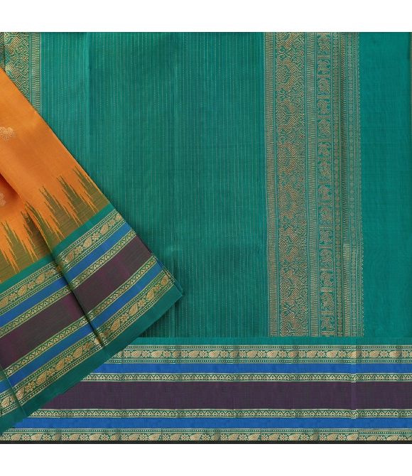 Picture of Thirubhuvanam Pure Zari Silk Saree 5.50Mts