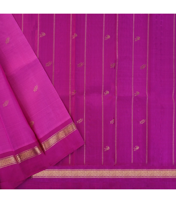 Picture of Thirubhuvanam Pure Zari Silk Saree 5.50Mts
