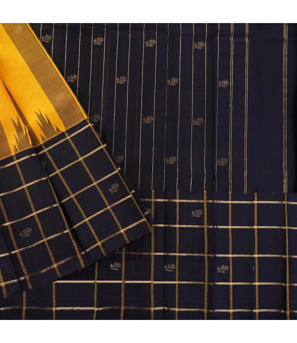 Picture of Thirubhuvanam Pure Zari Silk Saree 5.50Mts