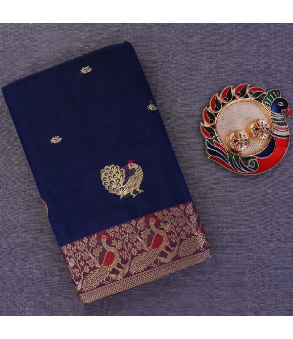 Picture of Pmk Bumberg Cot. Sarees With Blouse