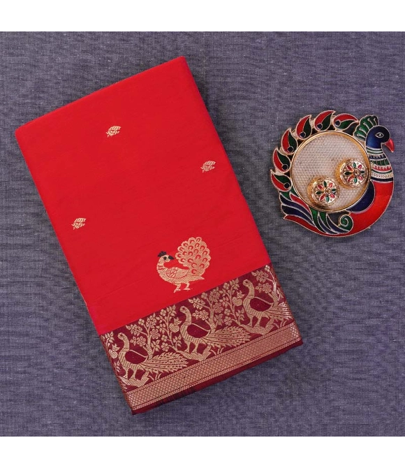 Picture of Pmk Bumberg Cot. Sarees With Blouse