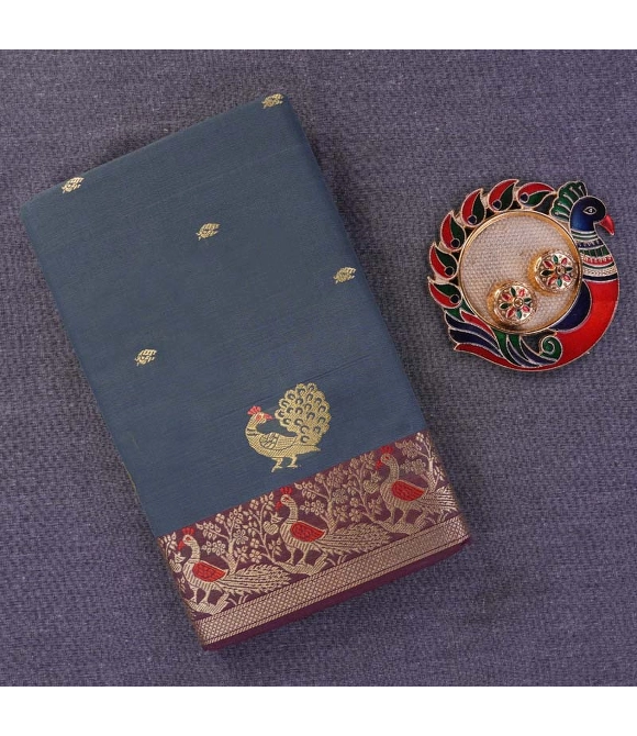 Picture of Pmk Bumberg Cot. Sarees With Blouse