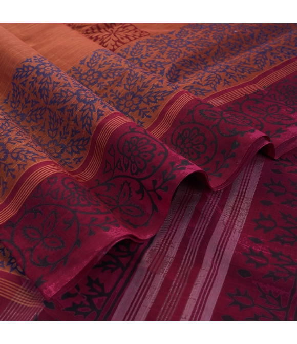 Picture of Salem Block Print Cotton Sarees