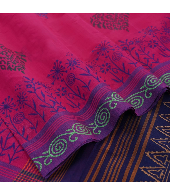 Picture of Salem Block Print Cotton Sarees