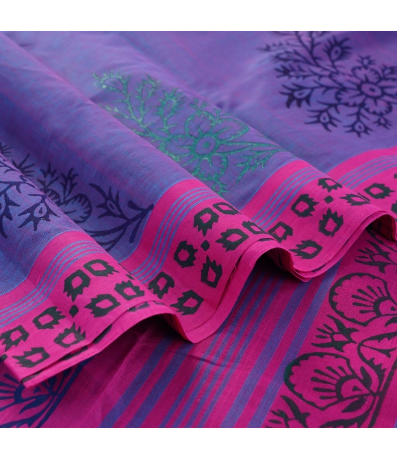 Picture of Salem Block Print Cotton Sarees