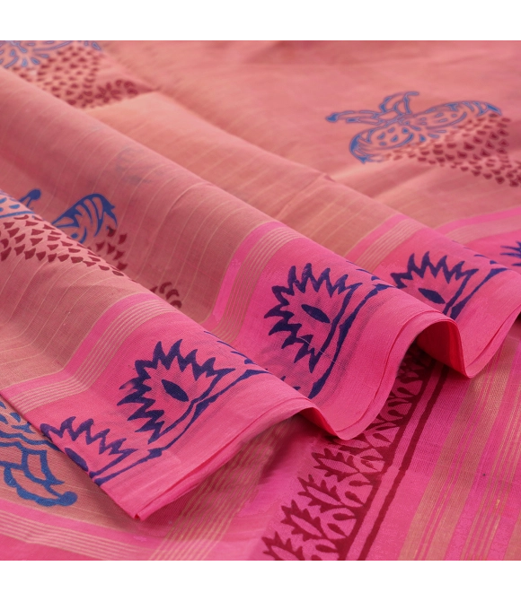 Picture of Salem Block Print Cotton Sarees