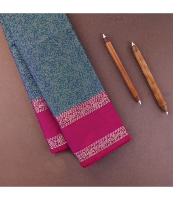 Picture of Pmk 1000 Butta Silk Cot. Sarees