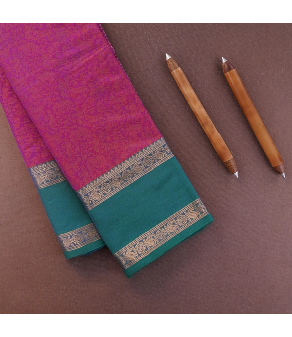 Picture of Pmk 1000 Butta Silk Cot. Sarees