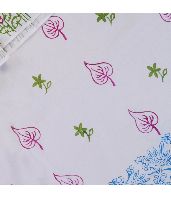 Picture of Pedalloom Block Printed Cotton Sarees