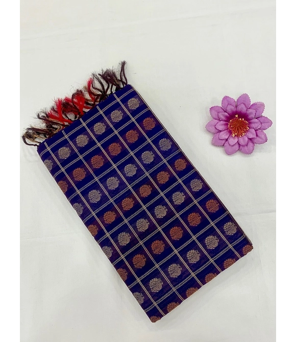 Picture of Pmk 1000 Butta Silk Cot. Sarees