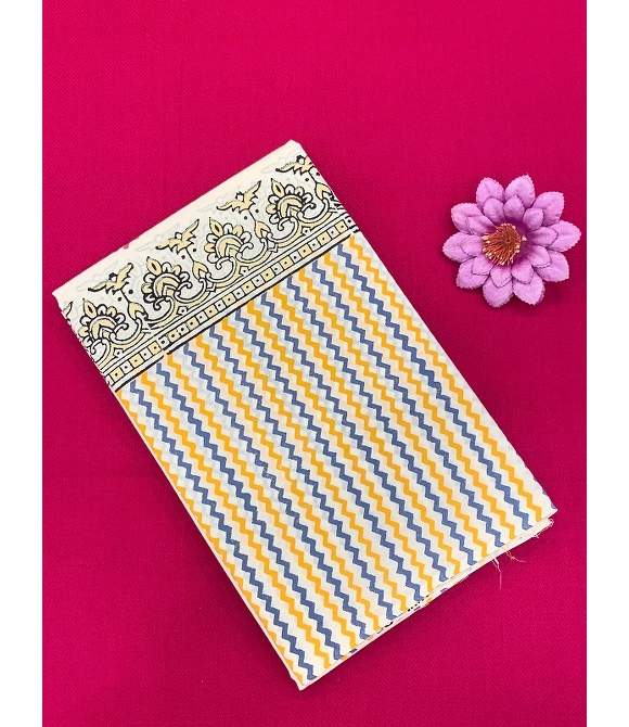 Picture of Pedalloom Block Printed Cotton Sarees