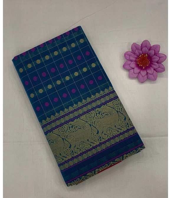 Picture of 80Sx80s Pmk 1000 Butta Cotton Sarees