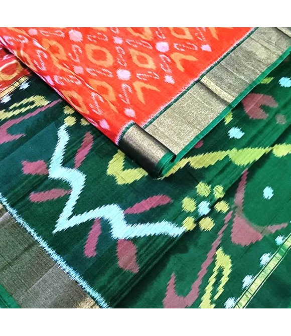 Picture of Cotton X Kora Silk Tie & Dye Sarees Chinnlapatti