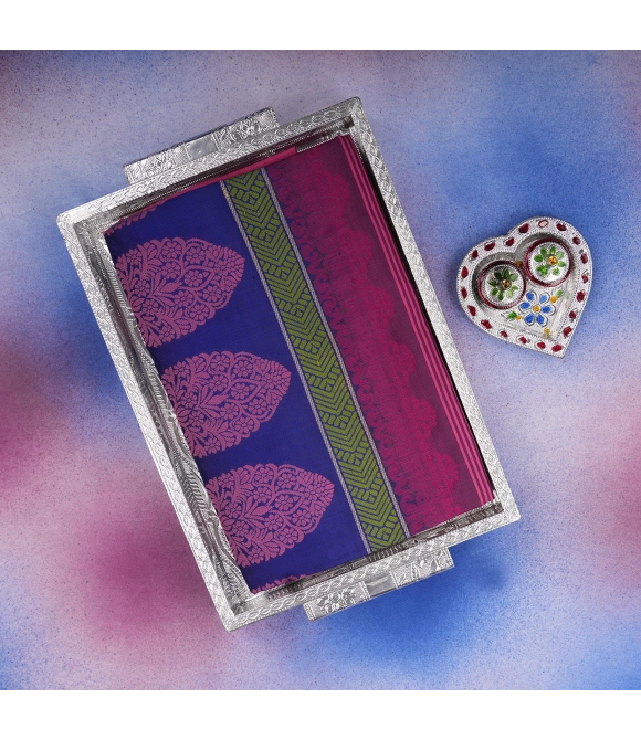 Picture of Coimbatore Soft Silk Sarees With Zero Zari